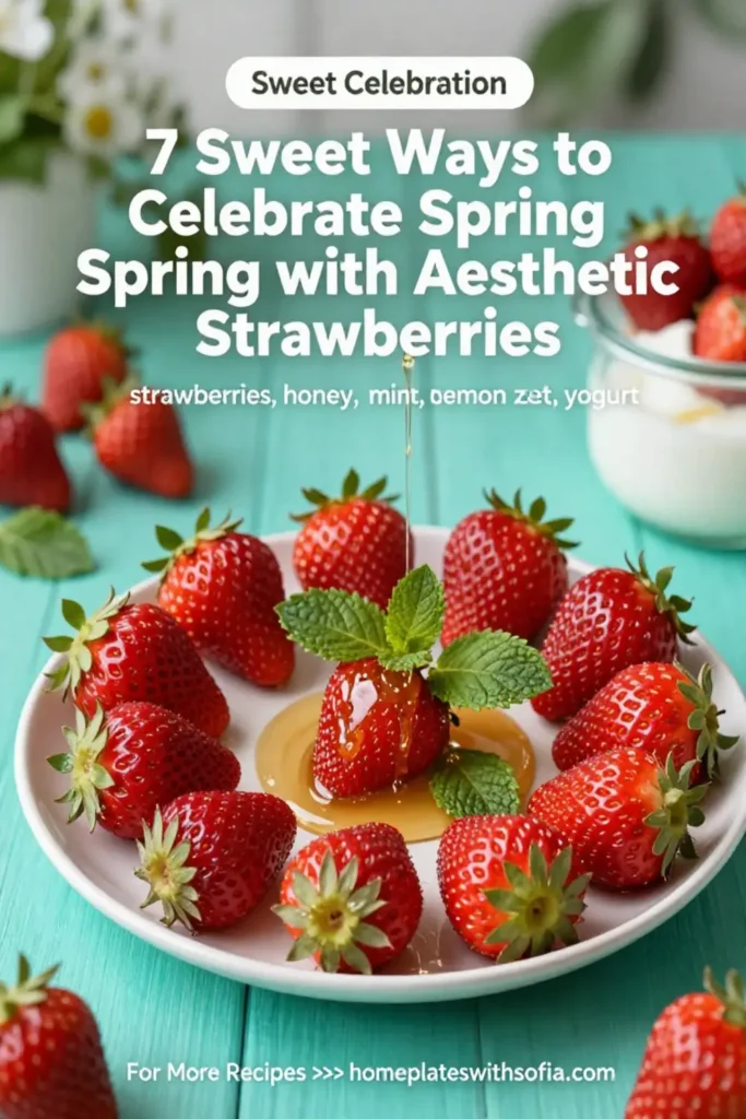 7 Sweet Ways to Celebrate Spring with Aesthetic Strawberries