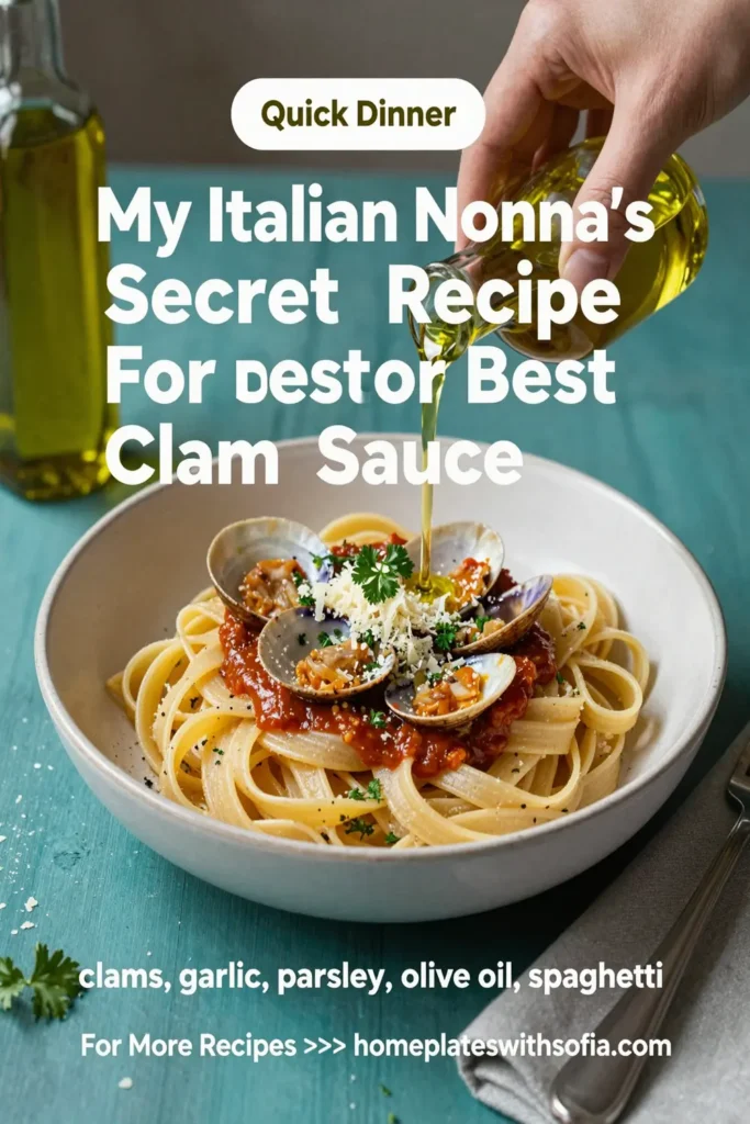My Italian Nonna'S Secret Recipe For Best Clam Sauce!