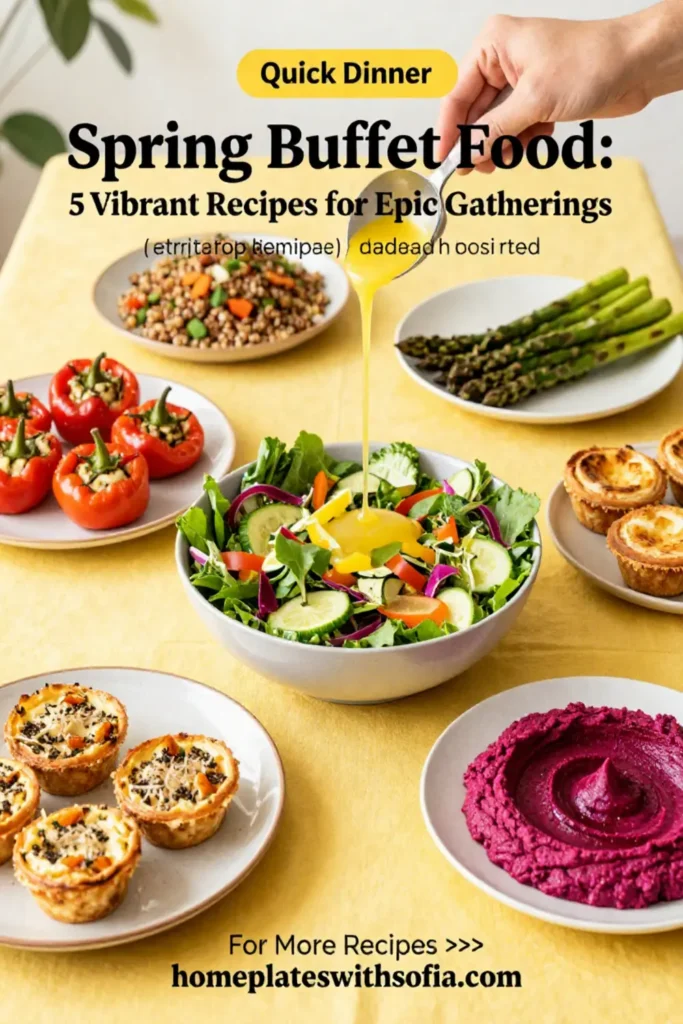 Spring Buffet Food: 5 Vibrant Recipes for Epic Gatherings
