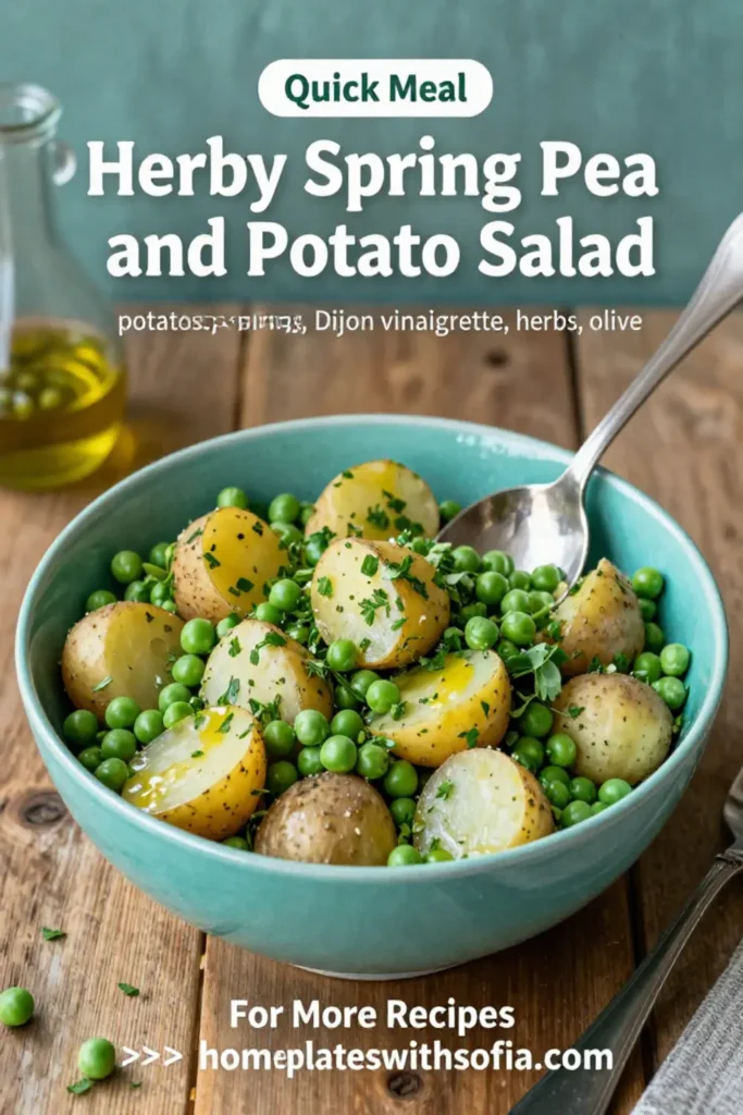 Potato Salad: Herby Spring Pea and Potato Salad With Dijon Vinaigrette in 20 Minutes