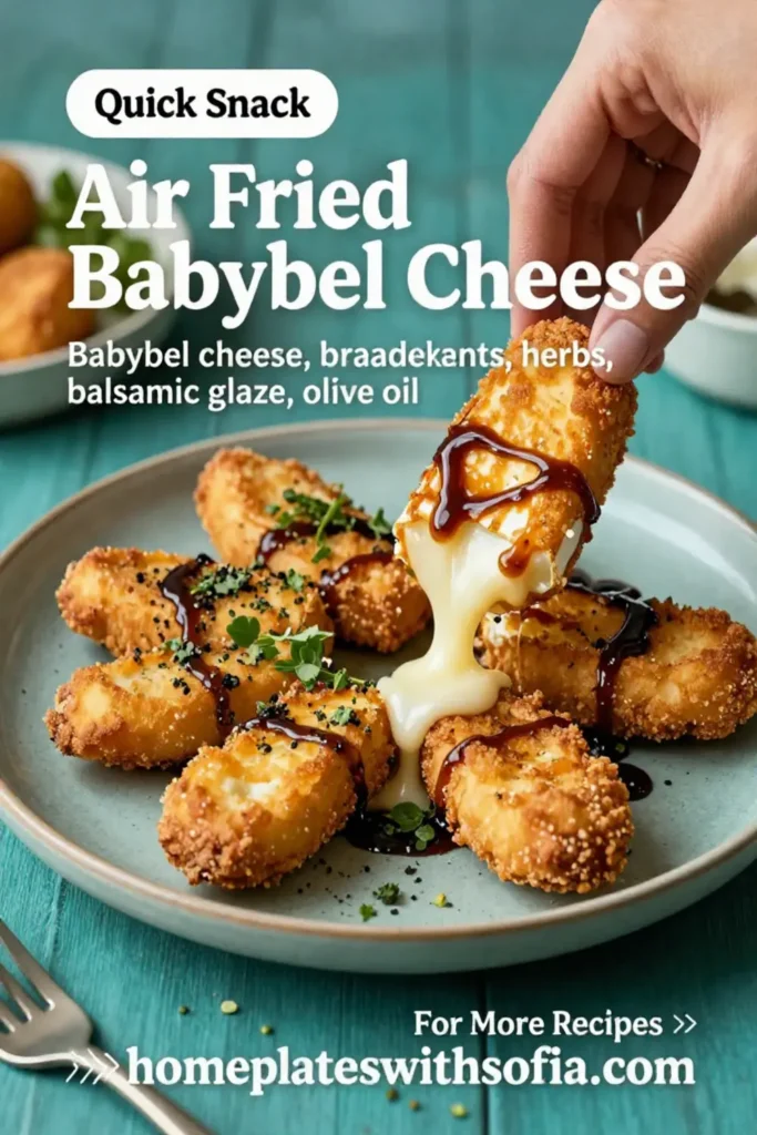 Air Fried Babybel Cheese