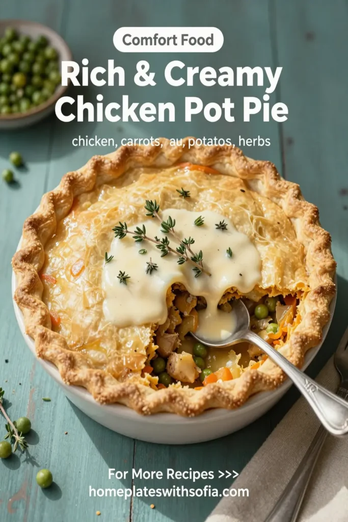Rich & Creamy Chicken Pot Pie