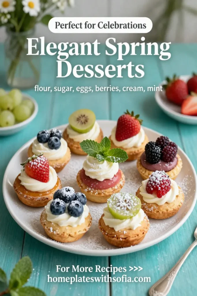 Elegant Spring Desserts to Elevate Your Celebration