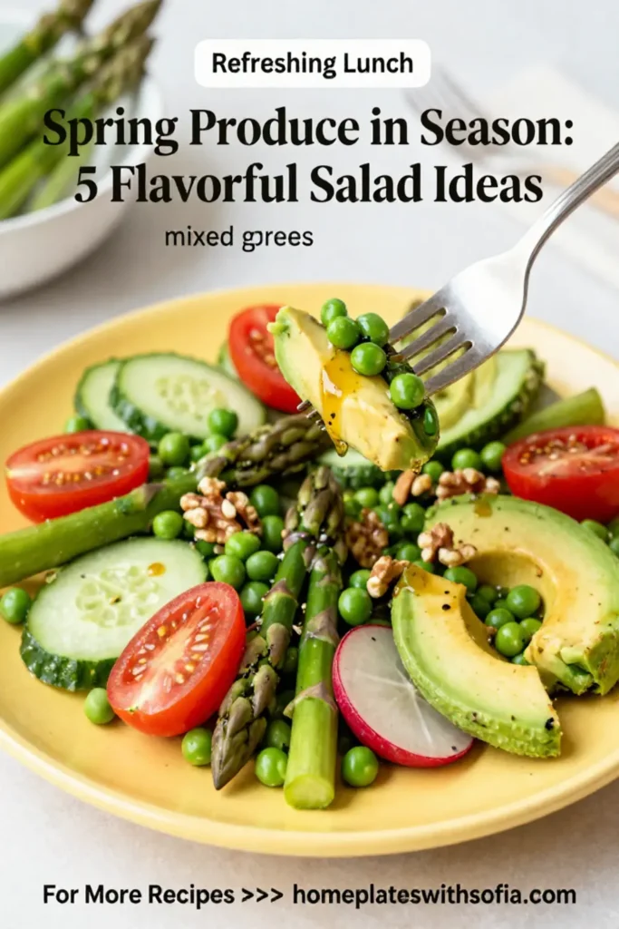 Spring Produce in Season: 5 Flavorful Salad Ideas