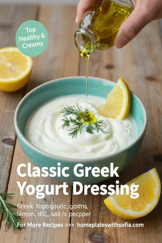 Classic Greek Yogurt Dressing
