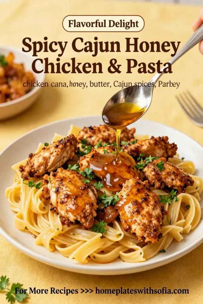 Spicy Cajun Honey Butter Chicken & Pasta