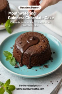 Mouthwatering Guinness Chocolate Cake With Cake Mix