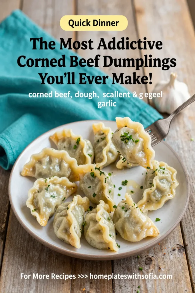 The Most Addictive Corned Beef Dumplings You'Ll Ever Make!