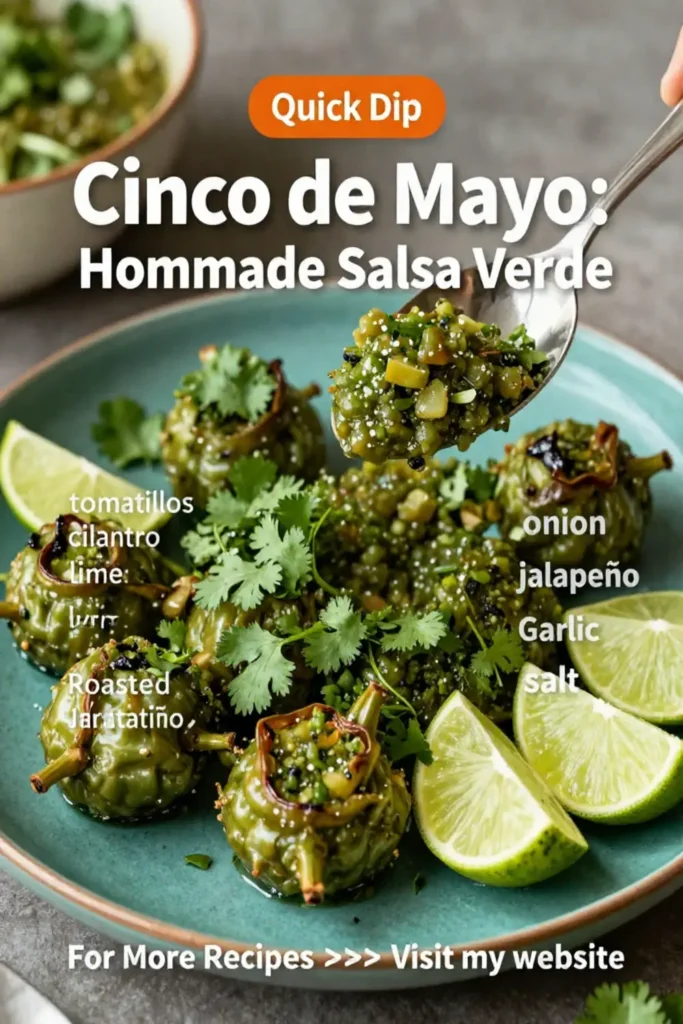 Cinco de Mayo: Homemade Salsa Verde With Roasted Tomatillos in 15 Minutes
