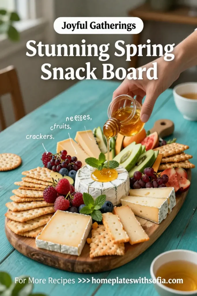 Stunning Spring Snack Board: 5 Easy Steps for Joyful Gatherings