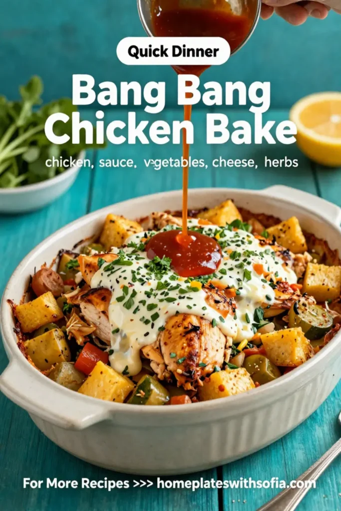 Bang Bang Chicken Bake