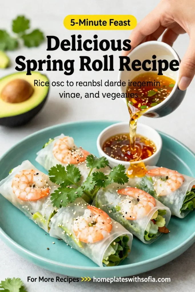 Delicious Spring Roll Recipe Sauce: 5 Flavors That Wow Your Taste Buds