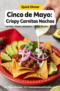 Cinco de Mayo: Crispy Carnitas Nachos With Pickled Red Onions in 25 Minutes