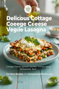 Delicious Cottage Cheese Veggie Lasagna