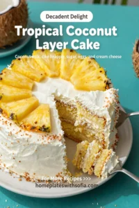 Tropical Coconut Layer Cake