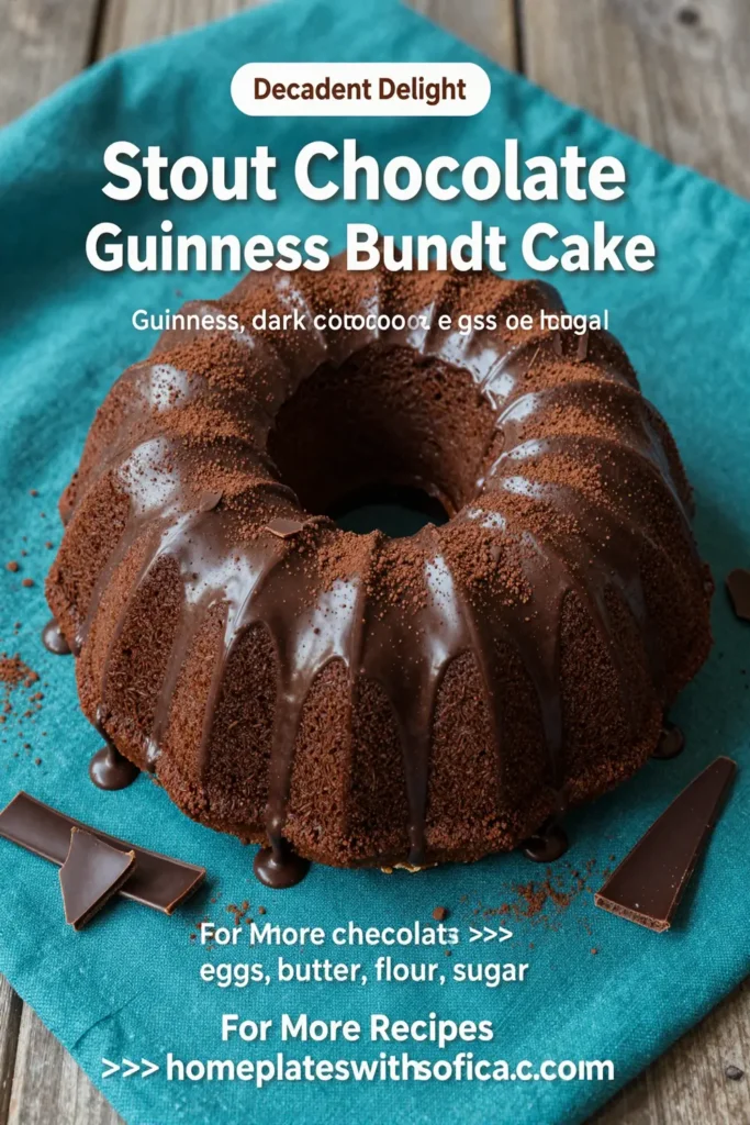Stout Chocolate Guinness Bundt Cake