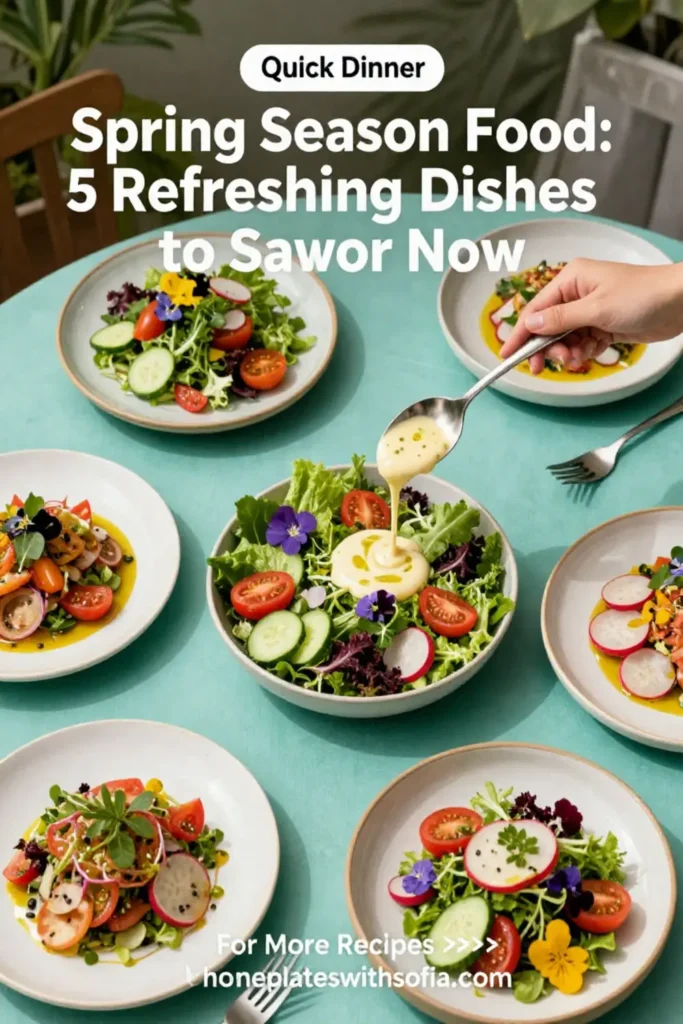 Spring Season Food: 5 Refreshing Dishes to Savor Now