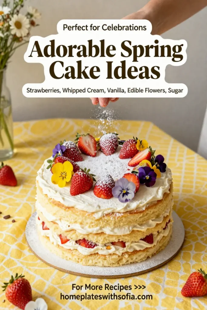 Adorable Spring Cake Ideas to Brighten Your Celebrations