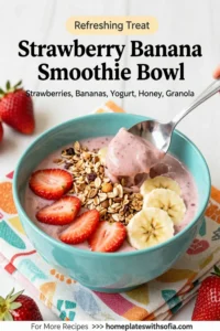 Strawberry Banana Smoothie Bowl