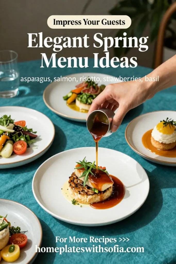 Elegant Spring Menu Ideas for Fine Dining: 5 Impressive Dishes