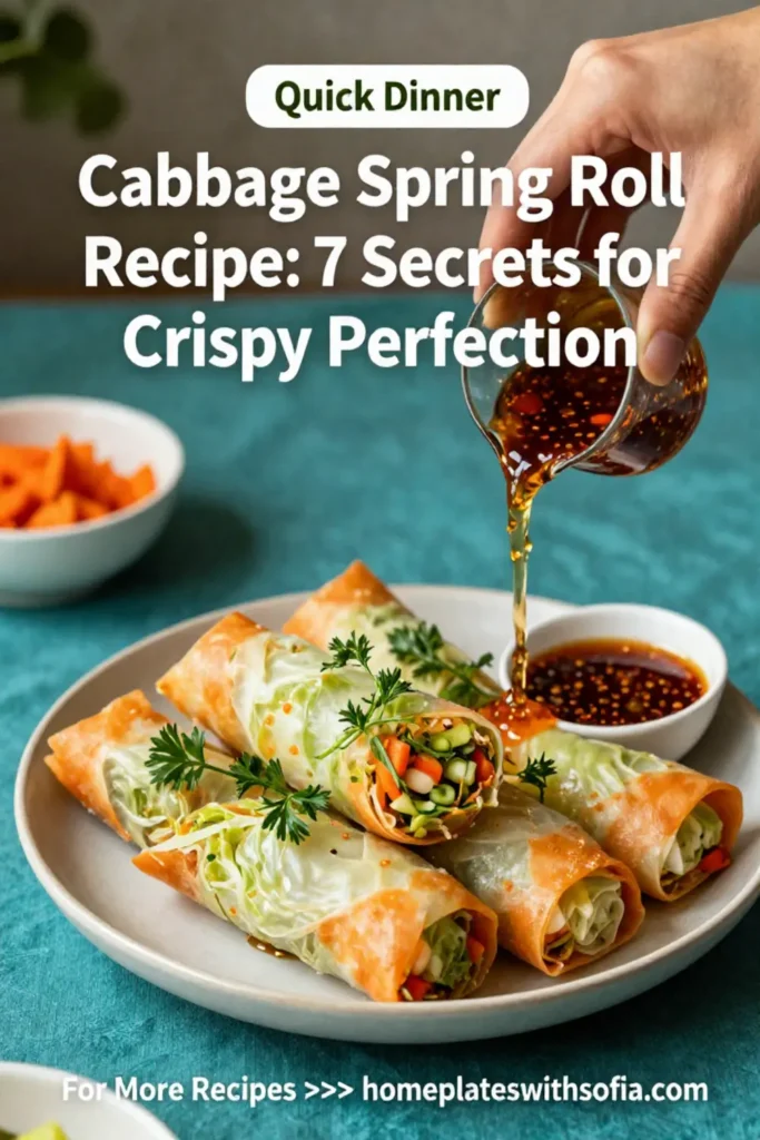Cabbage Spring Roll Recipe: 7 Secrets for Crispy Perfection