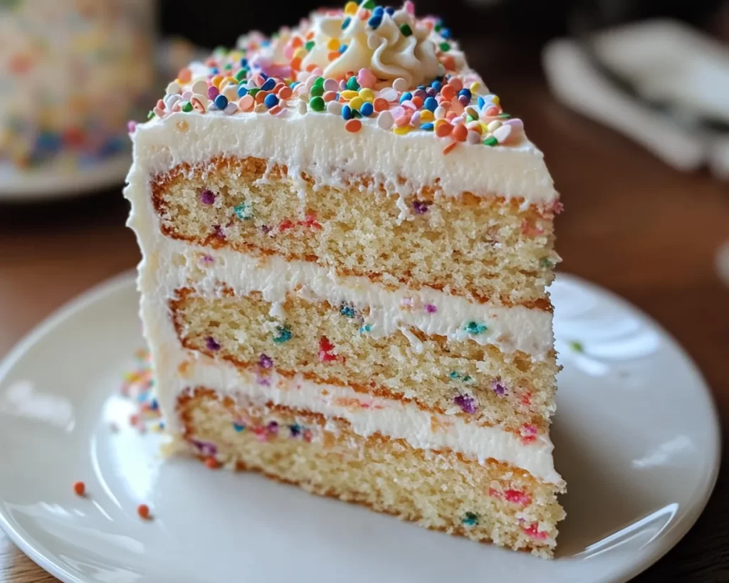 Birthday Cake: Confetti Vanilla Smash Birthday Cake in 40 Minutes