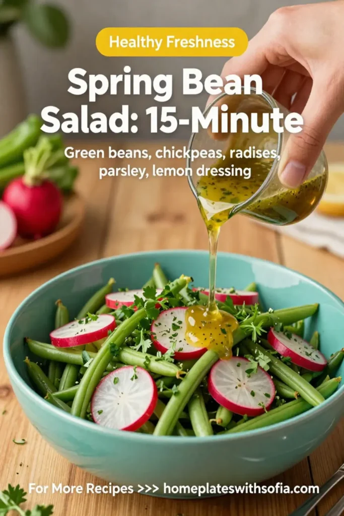 Spring Bean Salad: 15-Minute Healthy Freshness Delight