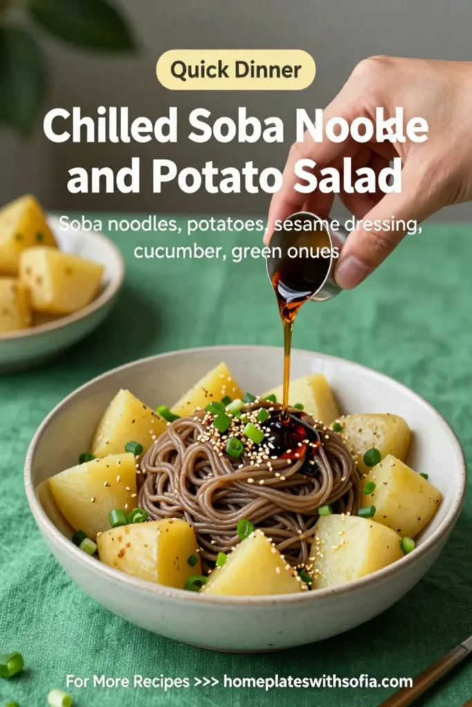 Potato Salad: Chilled Soba Noodle and Potato Salad With Sesame Dressing in 20 Minutes