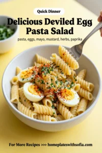 Delicious Deviled Egg Pasta Salad