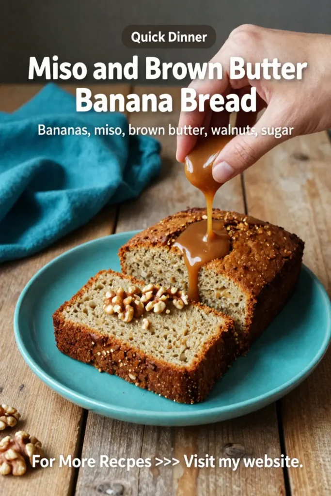 Banana Bread Recipe: Miso and Brown Butter Banana Bread in 35 Minutes