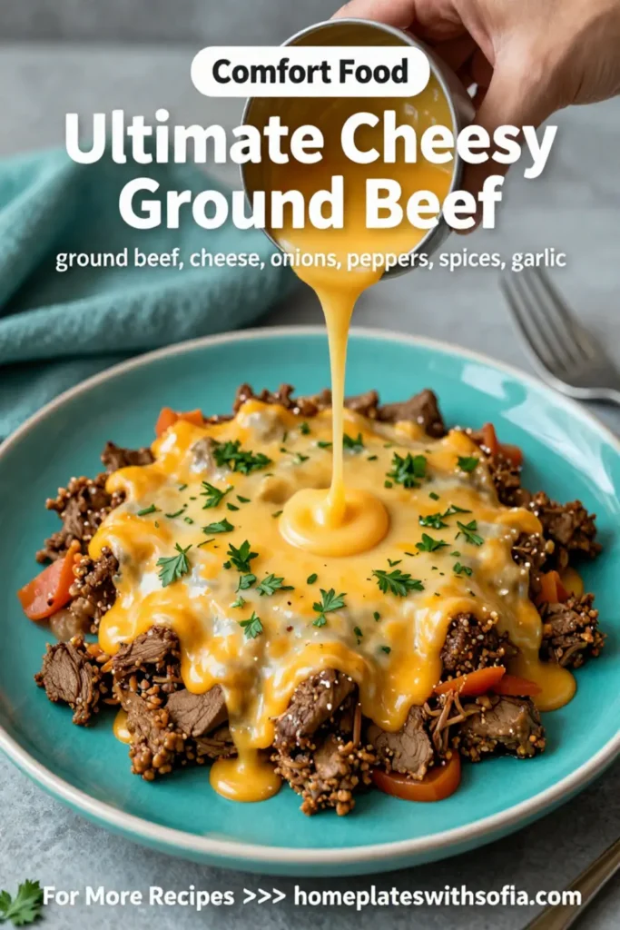 Ultimate Cheesy Ground Beef Melt