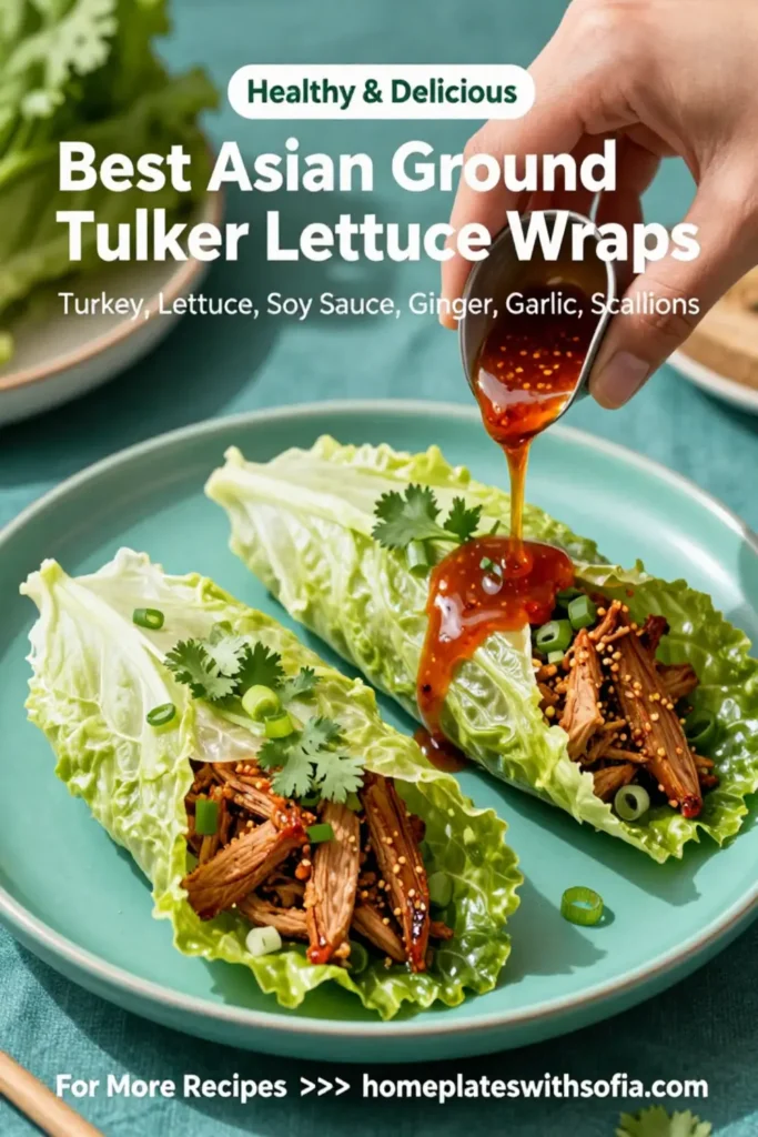 Best Asian Ground Turkey Lettuce Wraps