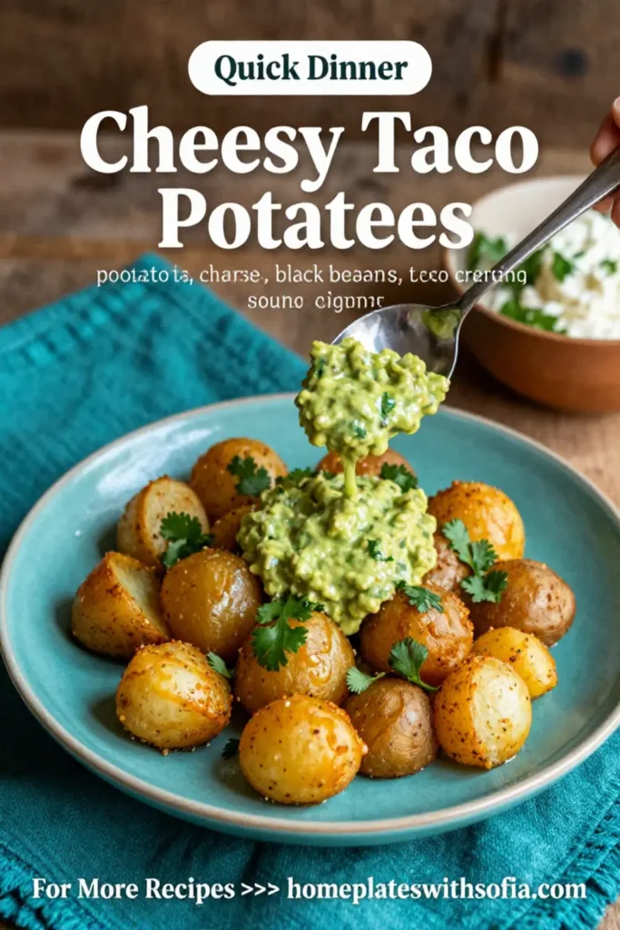 Cheesy Taco Potatoes