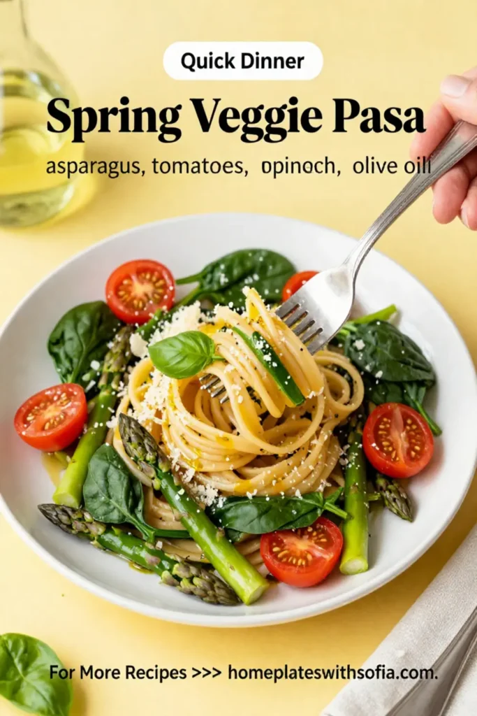 Spring Veggie Pasta: 5 Fresh Ways to Celebrate Spring Flavors