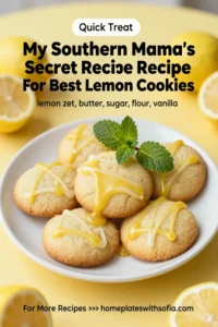 My Southern Mama'S Secret Recipe For Best Lemon Cookies!