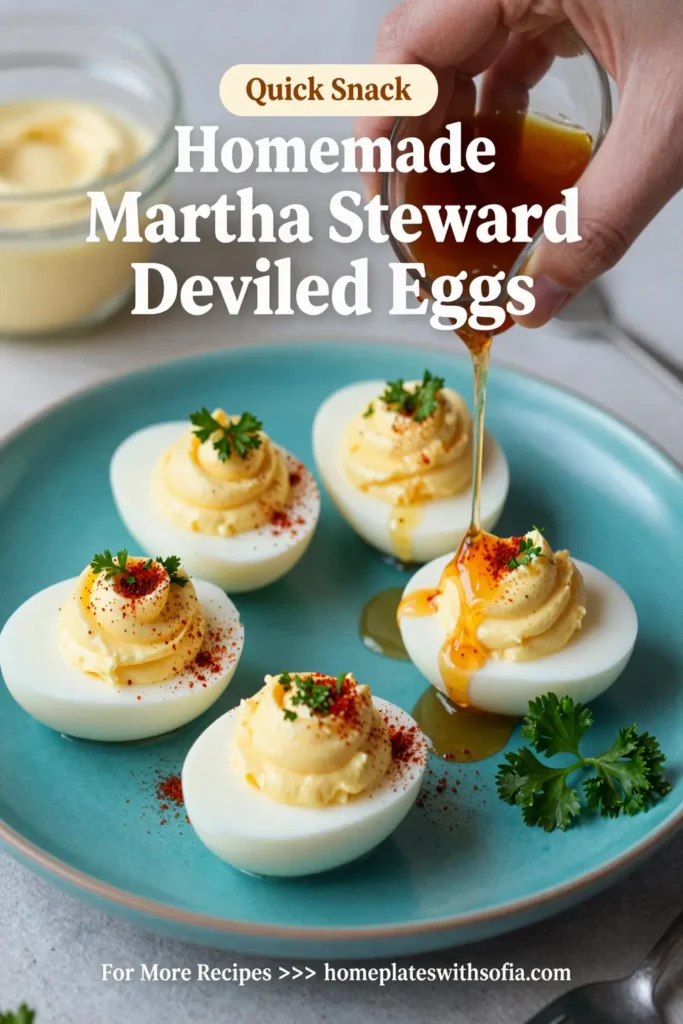Homemade Martha Stewart Deviled Eggs