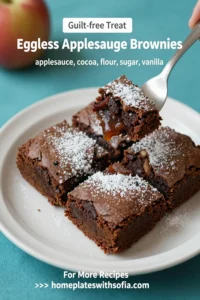 Eggless Applesauce Brownies