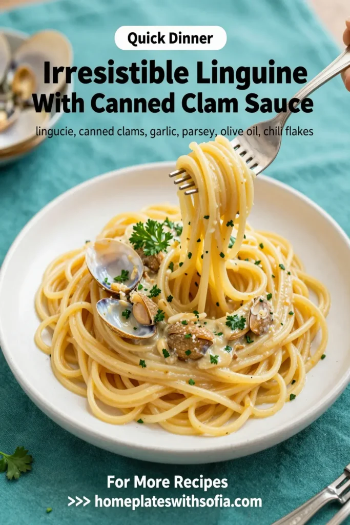 Irresistible Linguine With Canned Clam Sauce