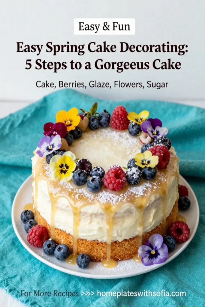 Easy Spring Cake Decorating: 5 Steps to a Gorgeous Cake