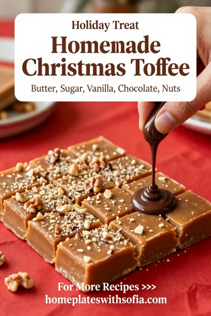 Homemade Christmas Toffee