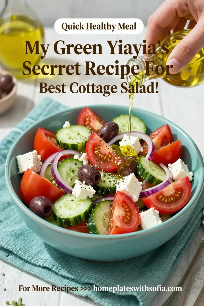 My Greek Yiayia'S Secret Recipe For Best Cottage Salad!