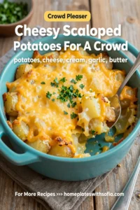 Cheesy Scalloped Potatoes For A Crowd