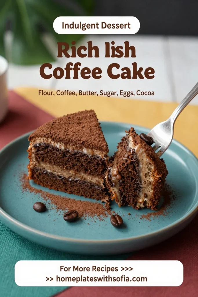 Rich Irish Coffee Cake