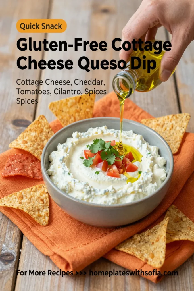Gluten-Free Cottage Cheese Queso Dip