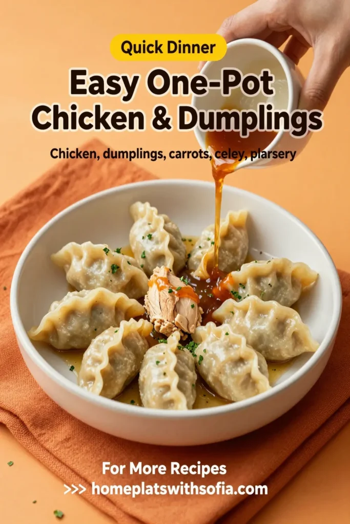 Easy One-Pot Chicken and Dumplings Recipe