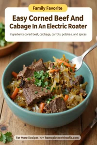 Easy Corned Beef And Cabbage In An Electric Roaster