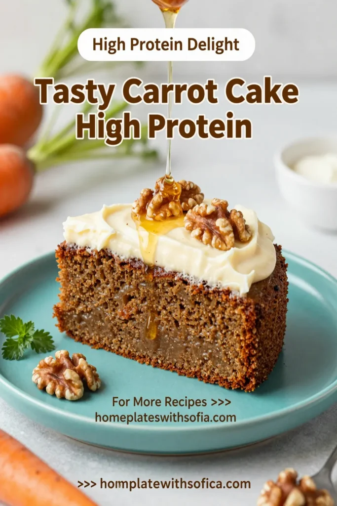 Tasty Carrot Cake High Protein