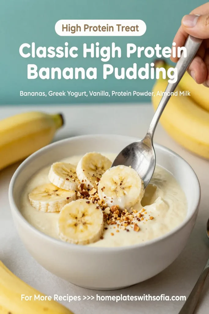 Classic High Protein Banana Pudding