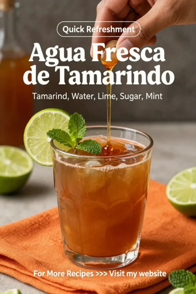 Cinco de Mayo: Agua Fresca de Tamarindo for Cinco de Mayo in 10 Minutes