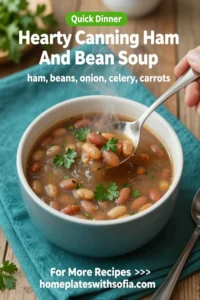 Hearty Canning Ham And Bean Soup